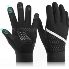 Gants tactiles d'hiver pour enfants, gants de cyclisme thermiques antidérapants, gants chauds et imperméables pour garçons et filles de 4 à 12 ans