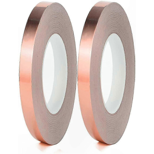 Double-Sided Conductive Copper Tape compatible with Stained Glass Crafting