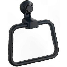 Anillo toallero con ventosa compatible con uso en baños y cuartos oscuros.