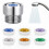 Shower Head Flow Regulator Set with 6 Flow Rates, Adapter compatible with Fixed and Handheld Shower Heads, Bathroom Water Saving Solution 1