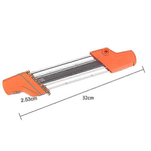 2-in-1 Chainsaw Chain File 3/8" P 4.0mm 2