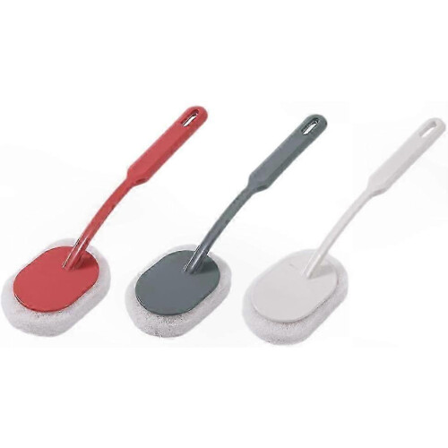 Long Handle Cleaning Brush Set compatible with Bathroom and Tile Surfaces