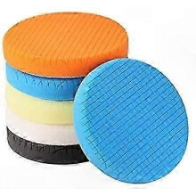 6 Inch Polishing Sponge Kit, 5 Pads compatible with Dual Action Car Polishers