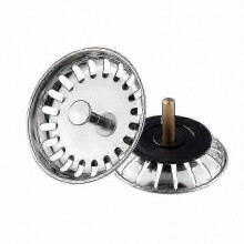 2-Pack Sink Strainer, Universal Stainless Steel Drain Filter compatible with Kitchen and Bathroom, 79mm