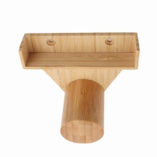 Soporte de pared para tiza de billar, compatible con accesorios de billar, colgador triangular de madera para guardar bolas.