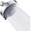 Adjustable 5 Position 4 Inch Rain Shower Head Fixed Mount High Pressure High Flow compatible with Bathroom 1