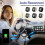 Mini 2 in 1 Wireless CarPlay Android Auto Adapter compatible with Built-in CarPlay/Android Auto Vehicles 5