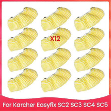 12PCS Reusable Microfiber Pads compatible with Karcher SC2 SC3 SC4 SC5 Steam Mop Vacuum Cleaner Parts