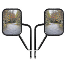 Jeep Wrangler CJ YJ TJ JK JL Unlimited vierkante zijspiegels compatibel met Doors Off Driving