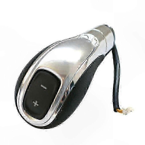 Black Silver Gear Shift Knob AT Shifter Lever compatible with 2013-2019 Compact SUV Models 1