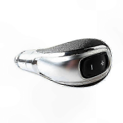 Black Silver Gear Shift Knob AT Shifter Lever compatible with 2013-2019 Compact SUV Models 2