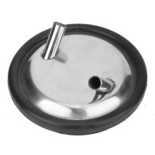 Couvercle et joint en acier inoxydable pour machine à traire, compatibles avec les seaux à lait à deux ouvertures.