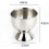 4-Pack Stainless Steel Egg Cups compatible with Duck and Chicken Eggs 2