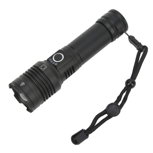 XHP50 LED Flashlight P50 Long Range Strong Light Torch Type C Charging Flashlight with Memory Function 1