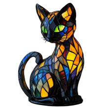 Modern Cat Shape Lamp compatible with Kids Room Dachshund Bigfoot Theme Night Light PUW0431