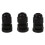 30 Pcs PG7 Waterproof Connector Gland Black compatible with 4-7mm Diameter Cable 2
