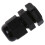 30 Pcs PG7 Waterproof Connector Gland Black compatible with 4-7mm Diameter Cable 5