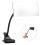Clip-On Convex Security Mirror – Desk/Monitor Rear View compatible with Safety 2