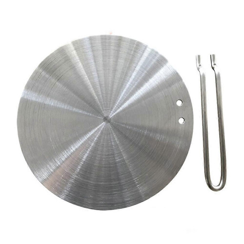 Heat Diffuser Stainless Steel Induction Diffuser Plates compatible with Electric Gas Stove Glass Induction Heat Diffuser with Handle