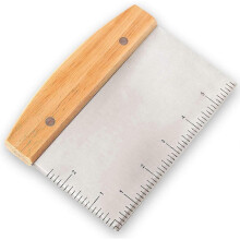 Stainless Steel Metal Griddle Scraper Chopper for Bread And Pizza Dough