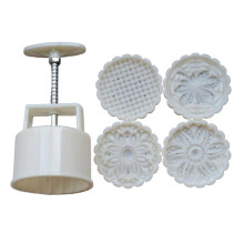 Mini bloemvormige mungboon cakevormpjes set, cakemodel bedrukt met reliëf ijs-laag, bakvormpjes voor gebak, koekjes en dessertvormpjes