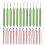 12 Pcs Knitting Crochet Loom Hook+24 Pcs Plastic Sewing Needles Craft Projects 1