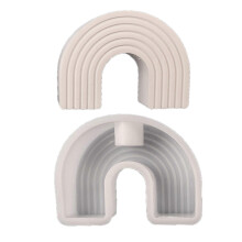 Arched Candle Holder Molds compatible with Making Tealight Holder Candle Holder Home Decorations, Arched Candlestick Molds