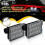 compatible with 2014-2021 Dodge Durango 6000K White LED License Plate Light Lamp Kit 2