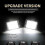 compatible with 2014-2021 Dodge Durango 6000K White LED License Plate Light Lamp Kit 5