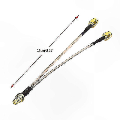 HF Kabelverteileradapter – SMA Buchse auf zwei Stecker 2