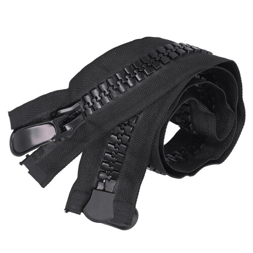 Large Plastic Zipper with Pulls Open End Tent Bag Zippers compatible with DIY Sewing Accessories92CM 1