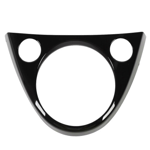 Gear Shifter Panel Frame Trim Cover Paste Installation Gear Box Shift Panel Frame Cover Sticker compatible with 500 Abarth Glossy Black