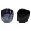 2pcs Universal Lens Cap Silicone Protector Dustproof Waterproof DSLR Lens Protective Cap Cover 2