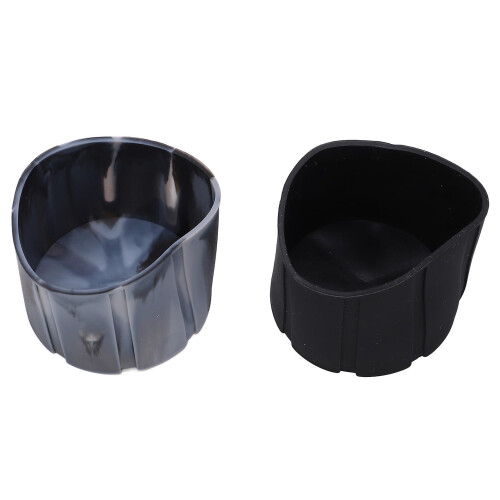 2pcs Universal Lens Cap Silicone Protector Dustproof Waterproof DSLR Lens Protective Cap Cover 1