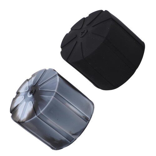 2pcs Universal Lens Cap Silicone Protector Dustproof Waterproof DSLR Lens Protective Cap Cover 2