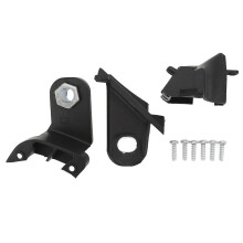 9-delige reparatieset voor koplampbeugels, waterdichte metalen koplampbevestigingsset, compatibel met BMW 500 van 2007 tot 2015. Links: 51816681