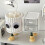 Rotating Makeup Organizer with Drawers and Compartments compatible with Brush Storage 1