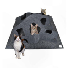 Speelmat voor huisdieren, geschikt voor krabben en spelen met katten. Interactief ontwerp, compatibel met kattenspeelgoed en beweging.