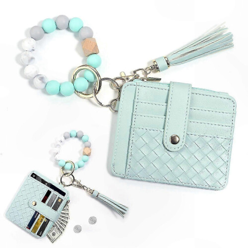 Spacious Card Holder with Key Ring and Modern Design compatible with Daily Use