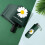 8 Bone Automatic Folding Umbrella Flower Printed Windproof Umbrella 3