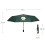 8 Bone Automatic Folding Umbrella Flower Printed Windproof Umbrella 5