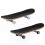Black and White Mini Skateboard compatible with Finger Tricks and Practice 1