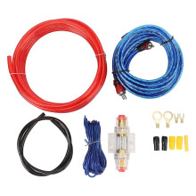 10 Gauge Amplifier Installation Kit 14.76ft Power Cable Subwoofer AMP Wiring Kit with 60A Fuse compatible with Car Radio Subwoofers