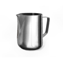 Stainless Steel Milk Jug 350ml Silver Finish compatible with Kitchen Use