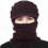 Plüschige Wintermütze, passend zu einem warmen Strickschal, im Set 1