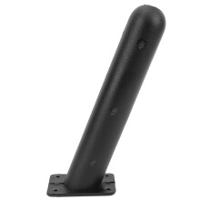 Angelrutenhalter aus robustem, verschleißfestem Nylon mit 30 Winkelhalterung, kompatibel mit Booten, Yachten, Wohnmobilen und Wohnwagen, schwarz