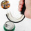 2-Pack Can Openers, J-Shaped Design with Locking Rings compatible with Easy Opening, Durable Kitchen Tool, Black Finish 2