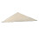 Toldo triangular parasol exterior, protección solar UV, impermeable, color blanco lechoso. 2