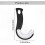 2-Pack Can Openers, J-Shaped Design with Locking Rings compatible with Easy Opening, Durable Kitchen Tool, Black Finish 5