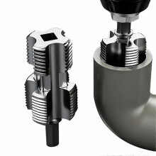 Universal Electric Drill Hexagonal Hole Opener compatible with Water Pipe Tapping
